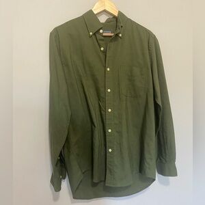 Blassport Green Casual Long Sleeve Button Down Shirt Size Medium Men’s